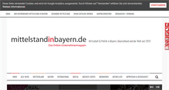 Desktop Screenshot of mittelstandinbayern.de